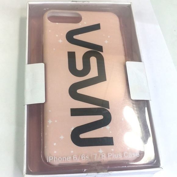New Neon Riot Pink NASA iPhone case cover 6/6s/7/8 - Picture 1 of 3